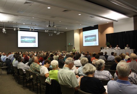 Audience at Adena Springs Ranch Piblic Forum
