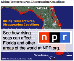 See how rising seas can affect Florida and other areas of the world at NPR.org