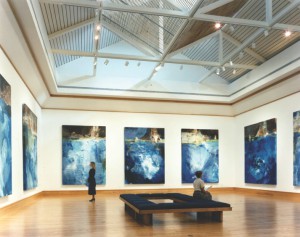 Margaret Tolbert's 1997 exhibit "Portals and Passages" at The Arts Center, Northwest Florida College, Niceville, Florida. Photo by Jack Gardner.